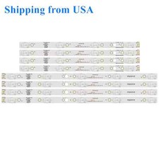 LED Backlight strips 8 For LG 43 TV 43UJ620V 43UJ6200 43UJ630V 43UJ6300 43UG620V