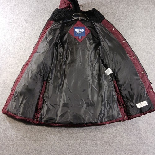 Reebok Jacket Girls Medium Red Camouflage Quilted Puffer Full Zip Soft Shell NWT - Picture 6 of 12