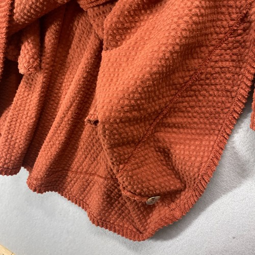 Giacca cotone Color Me donna arancione medio swing velluto a coste cotone con cappuccio - Foto 11 di 15