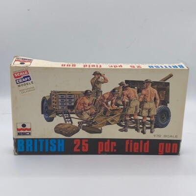 ESCI #8045 British 25 pdr. field gun Model kit