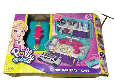 B77 Polly Pocket Hidden Places Dance Party Case Smart Stick Doll Playset