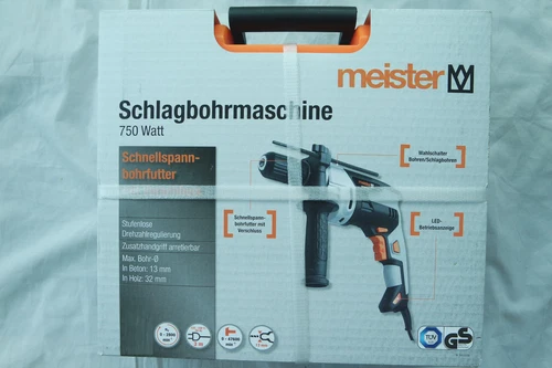 Meister Schlagbohrmaschine 750 Watt MSB750-1 Bohrmaschine