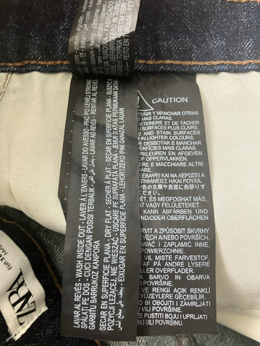 Zara Jeans Womens Size 6 The Relaxed Fit In Indigo Straight Leg - Picture 15 of 16