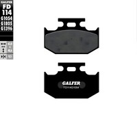 BremsbeläGe Galfer FD114G1054 Semi-Metall Hinten 9,5Mm FüR Yamaha MT- ABS YZF-R