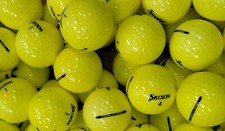 3 Dozen Srixon Soft Feel Golf Balls - Yellow - 4A/5A