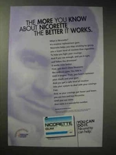 1998 Nicorette Gum Ad - The More You Know