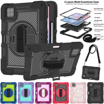  Stoßfeste robuste Hülle drehbarer Ständer Cover für Xiaomi Pad 7 Pro 11,2'' 2024