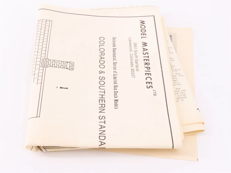 HO 1/87 Scale Model Masterpieces Limited Run Kit #104 C&S Section House - Image 4 of 4