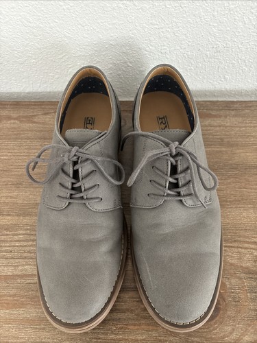 Rye By Hawker Rye Mens Abelu Canvas Sport Bottom Derby Grey 8
