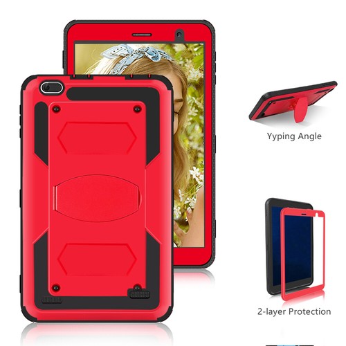 For NUU Tab 8 FOXXD T8 Sunshine T1 Elite Gateway 8 inch Tablet Case Hybrid Cover - Picture 23 of 25