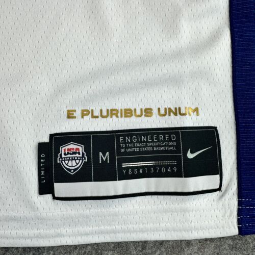 Nike Team USA Home 2020 Limited Basketball Jersey CQ0082-100 Mens Size Medium - Picture 2 of 8