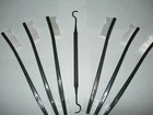 SIX! Double Ended Nylon Gun Rifle Pistol Cleaning Brushes BRUSH & FREE PICK/Ship