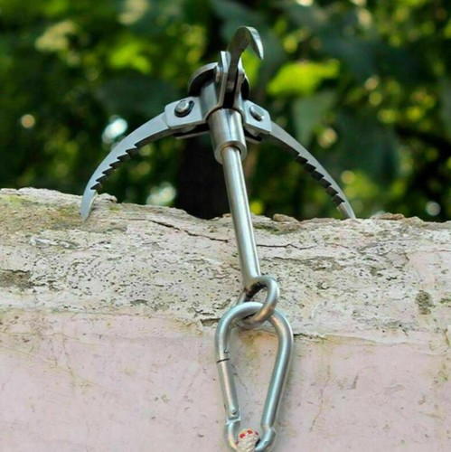 Bergsteigerhaken bis 400KG Wurfanker Kletterhaken Enterhaken Bootshaken Outdoor - Bild 16 von 16