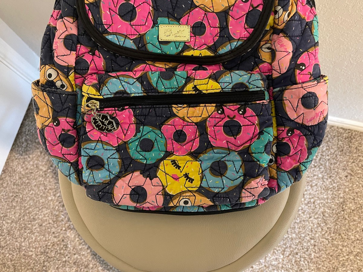 Betsey Johnson Luv Quilted Emoji Backpack Medium Travel Bag Betsey Johnson Backpack - Etsy main image 4