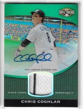 2011 Topps Triple Threads Unity Relic Autograph #TTUAR44 Chris Coghlan 3/50