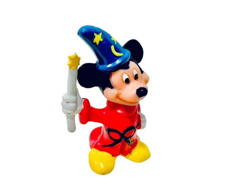 Walt Disney Productions Giocattolo PVC Vintage 1980 Topolino Apprendista Stregone - Foto 2 di 12