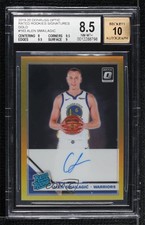 2019 Donruss Optic Gold Prizm Signatures 3/10 Alen Smailagic BGS 8.5 Auto 00zd