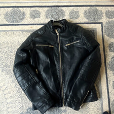 Clockhouse Damen Lederjacke Biker schwarz XS ...