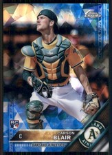 2016 Topps #352 Carson Blair Chrome Sapphire 65th Anniversary Edition