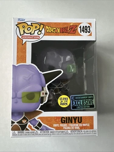 Funko Pop Dragon Ball Z Ginyu #1493 EE Exclusive Glow in the Dark Limited