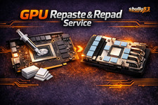 GPU Repaste & Repad Service  MX7 Paste  Aukuoy 12.8W/mK Pads | MailIn UK
