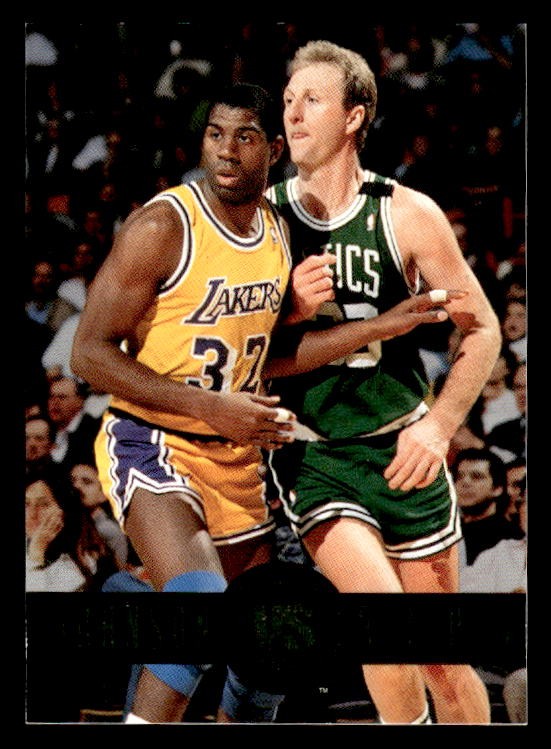 Magic Johnson Larry Bird 1993-94 SkyBox Premium Showdown Series #SS12 ESE