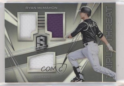 2018 Chronicles Spectra Triple Threat Materials /199 Ryan McMahon Rookie RC 1j0t