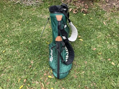 Vintage Ping Karsten Masters Green Stand Bag 4 Way Dual Strap | eBay