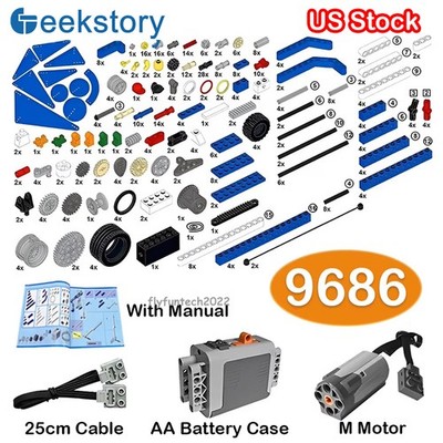 9686 Technical Parts Multi Technology Programming Educational Power Function Set