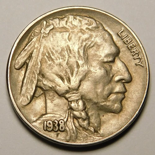1938 D Buffalo Nickel  EF-XF  "Actual Coin Pictured"