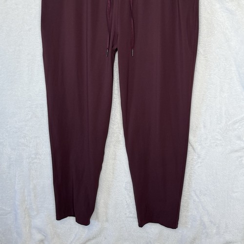 Lululemon Keep Moving Stretch High Rise 7/8 Pant Size 10 Red Maroon Burgundy - Picture 5 of 17