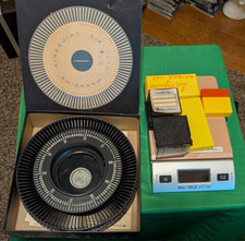 Vintage AirEquipt Circular Magazine  a variety of Small Slide Film Holders
