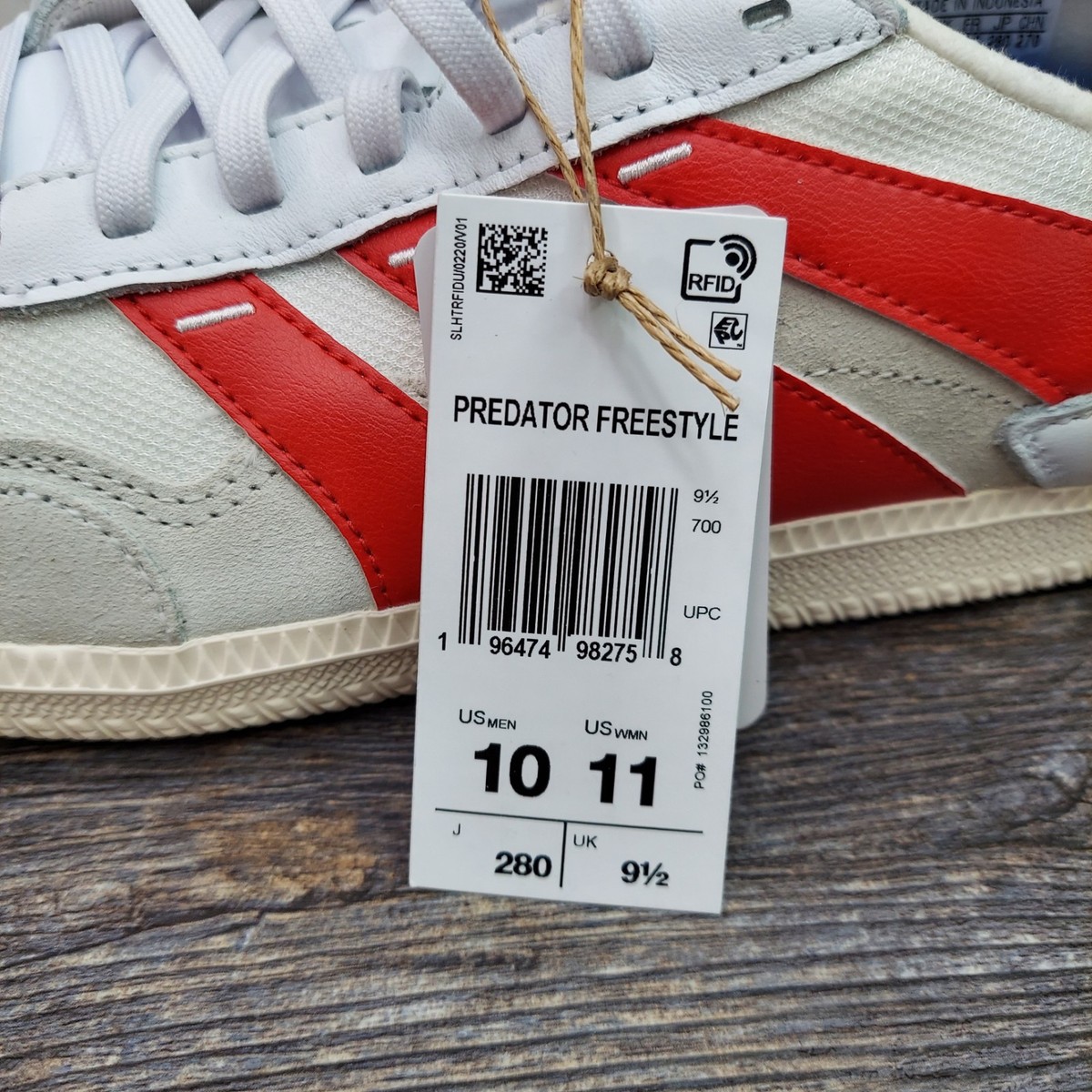 Adidas Predator Freestyle Red White Blue USA Patriotic Shoes  display picture 1
