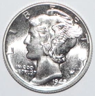 1942 Mercury Dime CHOICE BRILLIANT UNCIRCULATED (K290)