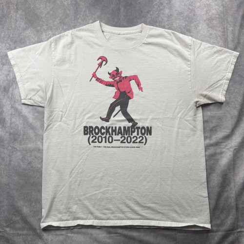 First Brockhampton Band Singer Short Sleeve White T- Shirt All Size S- 5XL AG574