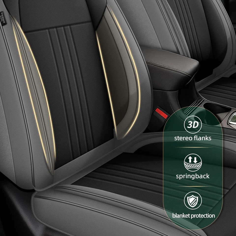 Car 2 Seat Seat Cover Faux Leather Seat Cushion For Honda Passport 2019-2026 Foto 4 de 4