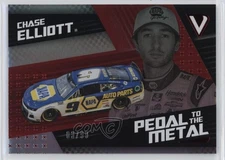 2022 Panini Chronicles Pedal to the Metal Red /99 Chase Elliott #16