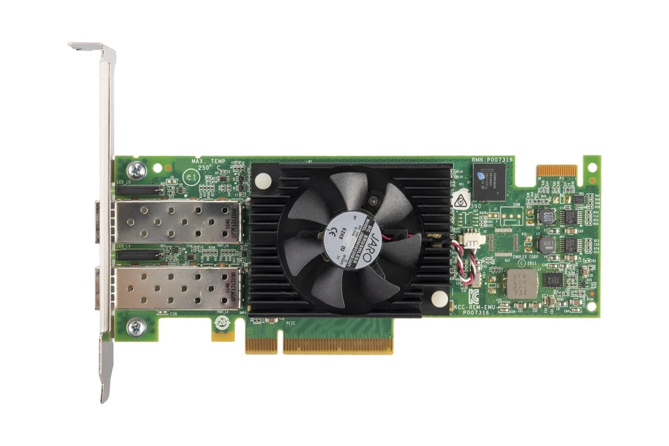 Network Card Dell Emulex LightPulse 2x16Gb FC PCIe 3.0x8 F3VJ6 - Image 2 of 3