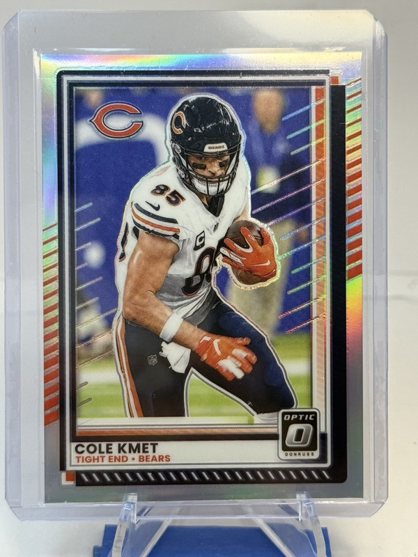 Panini 2025 Donruss Optic Cole Kmet #71 Chicago Bears Football Card Silver