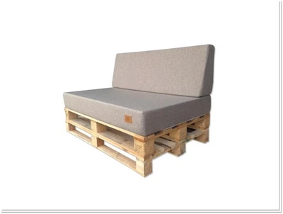 Palettenkissen 2er Set Palettenauflagen Sitzkissen Europaletten 120x80