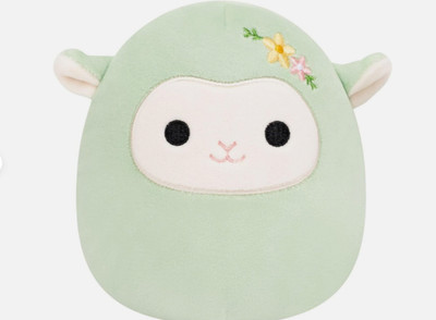Squishmallows 7,5 Zoll Simi das salbeigrüne Lamm Ostern Plüsch Brandneu mit Etikett