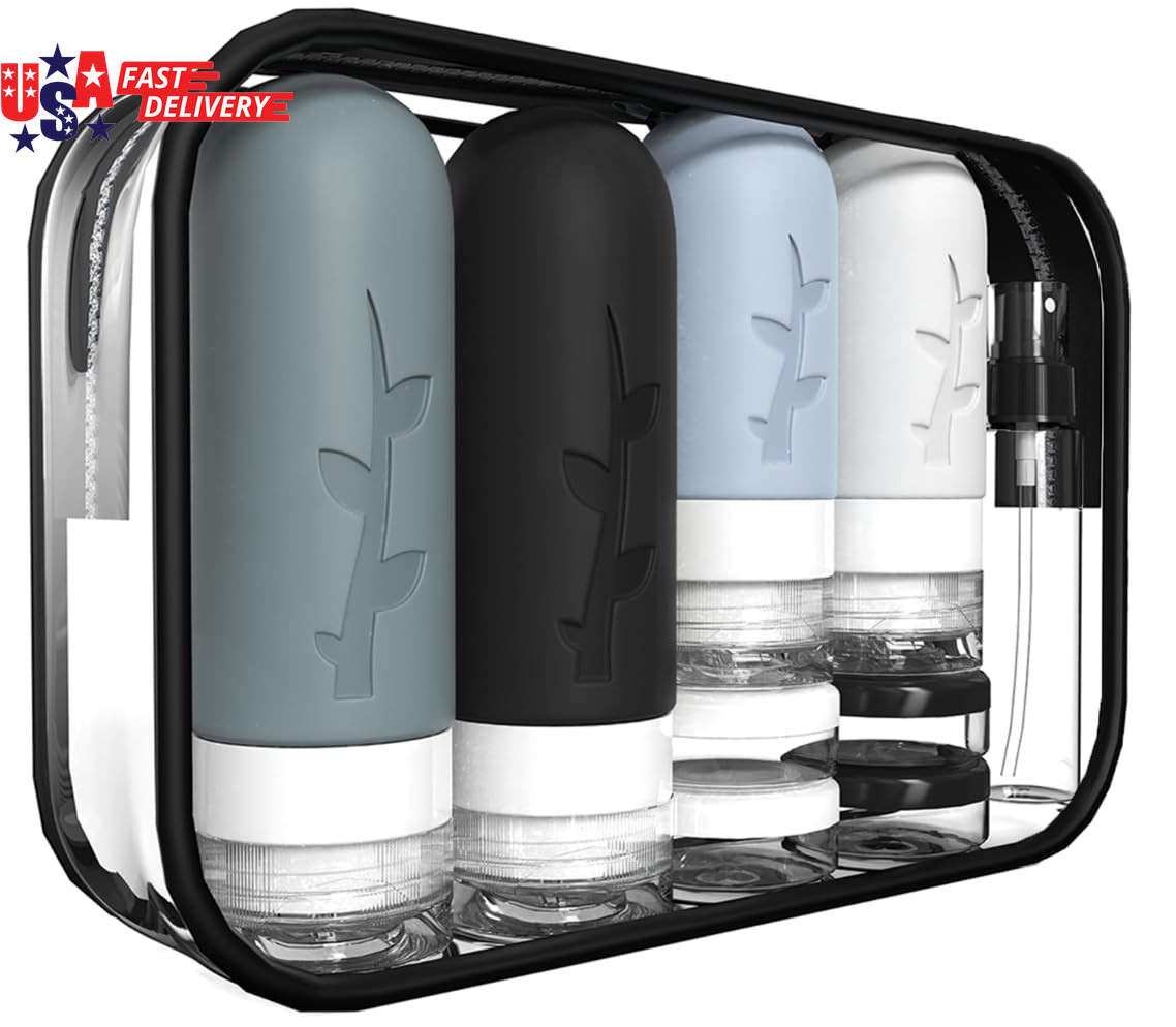 For Toiletries,tsa Approved Silicone Travel Containers For