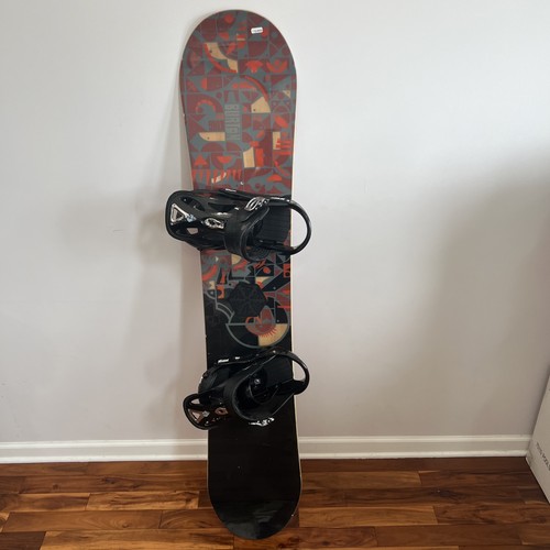 Burton KING Snowboard 158cm W Burton custom skull Bindings Used - Picture 3 of 15