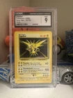 Pokemon Zapdos Holo Card 1999 Base Set 16/102 CGC 9 Mint