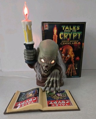 Tales From The Crypt Candelabra Crypt Keeper Light Up With Box Halloween 1996