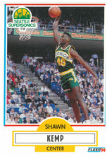 1990-91 Fleer #178 Shawn Kemp - Supersonics