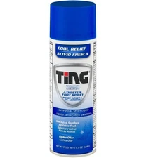 Ting Athlete's Foot Antifungal Spray Liquid Cool Relief Expires 02/26