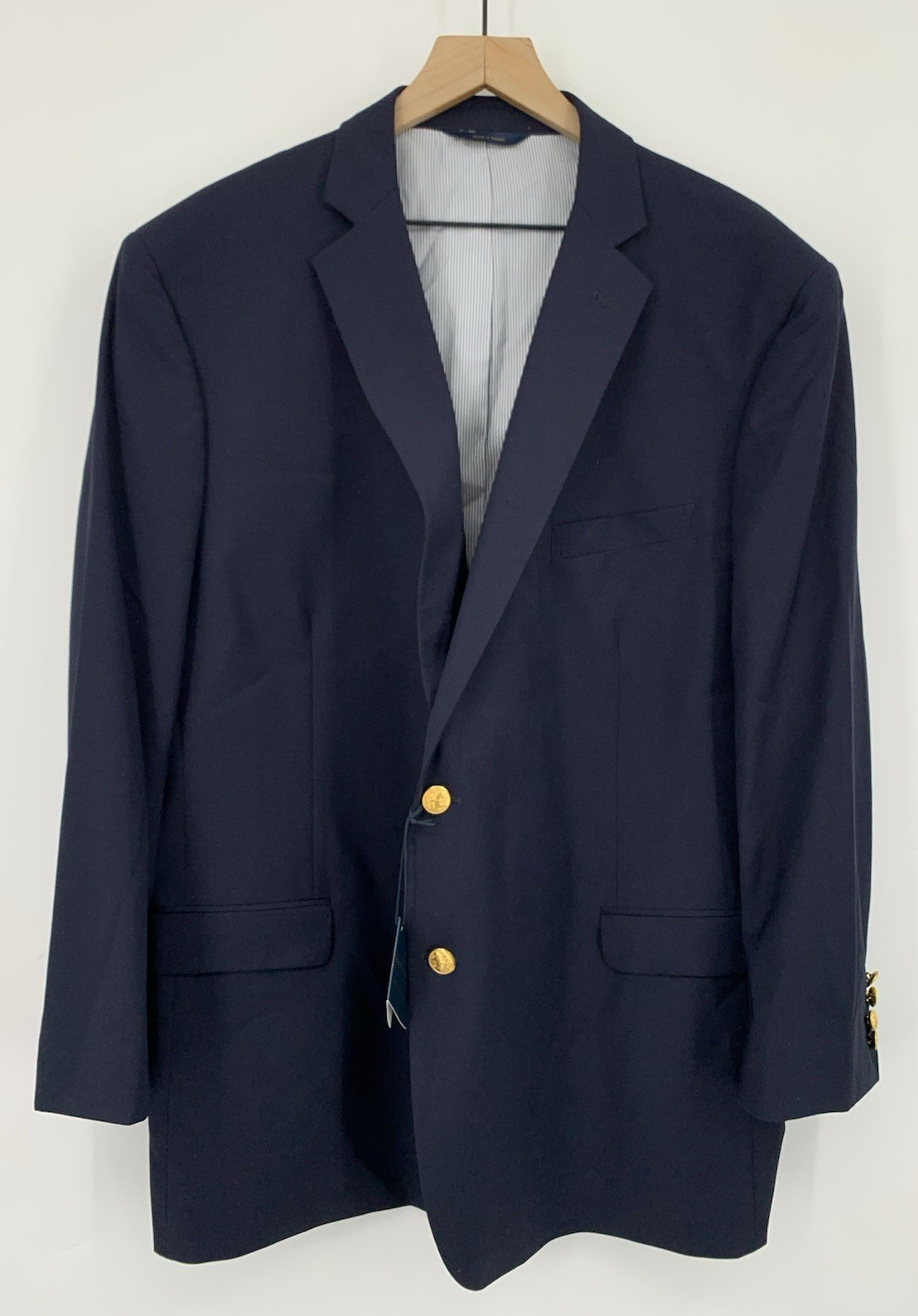 Brooks Brothers Blazer Mens 50R Blue Gold Buttons Sport Coat Explorer Regent NEW thumbnail 2