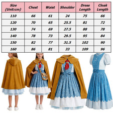 Kids Stranger Girls Holly Wheeler Cosplay Dress Cloak Costume Halloween Carnival