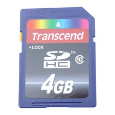 Transcend 4GB SDHC Card 10 Memory Card